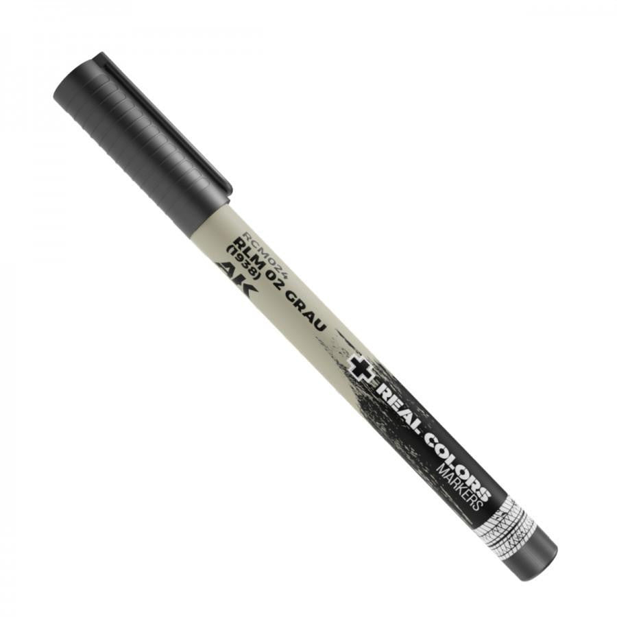 AK Interactive Real Colors RLM 02 Grau 1938 Marker (RCM024)